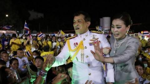 Thai King Maha Vajiralongkorn Bodindradebayavarangkun and Thai Queen Suthida