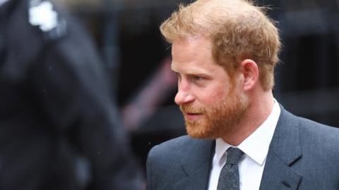 Britain's Prince Harry, Duke of Sussex, leaves the High Court in London, Britain March 28, 2023
