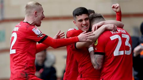 Leyton Orient celebrate