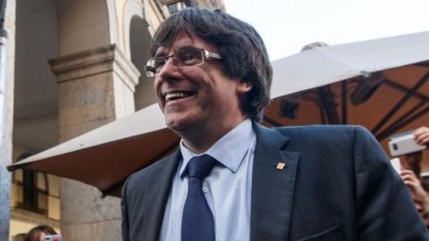 Carles Puigdemont, 28 October