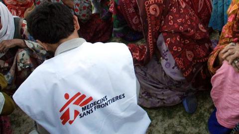 MSF aid worker