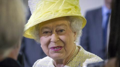 Queen Elizabeth II in Belfast in 2014