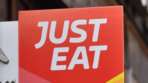 Just Eat sign