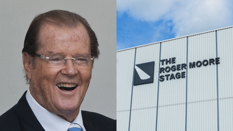 Sir Roger Moore and the new stage