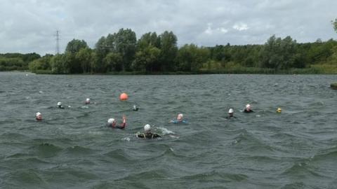 Water Polo in the lake