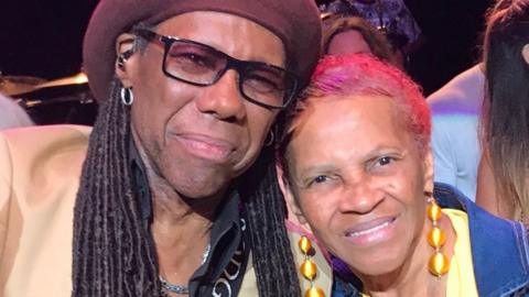 Nile Rodgers and mother Beverly