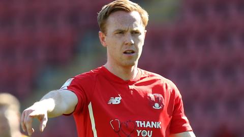 Danny Johnson in action for Leyton Orient