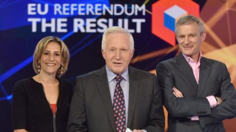 Emily Maitlis, David Dimbleby, Jeremy Vine covering the 2016 EU refernedum