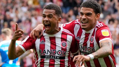 Sheffield United celebrate