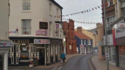 The Albion pub on the corner in Church Street