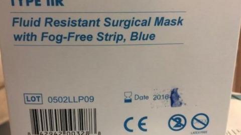 Medical PPE with use by date