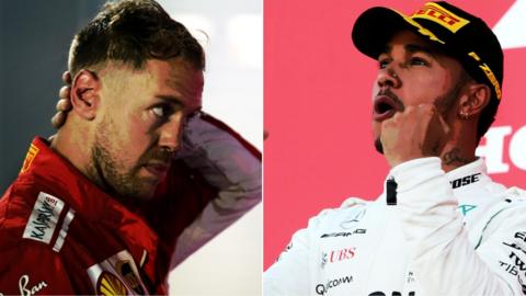 Sebastian Vettel and Lewis Hamilton