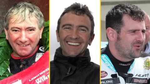 Joey Dunlop, Robert Dunlop and Michael Dunlop