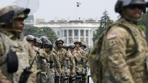 National Guardsmen in Washington DC