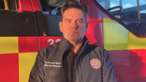 Steve Foster, watch manager at West Denton fire station