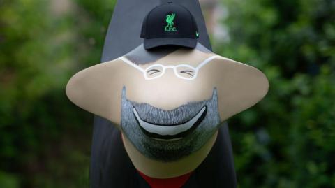 Superlambanana transformed to resemble Jurgen Klopp