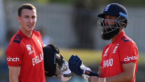 Harry Brook and Moeen Ali