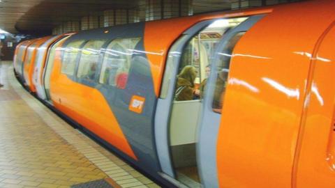 Glasgow subway carriage