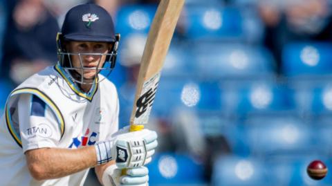 Joe Root batting for Yorkshire