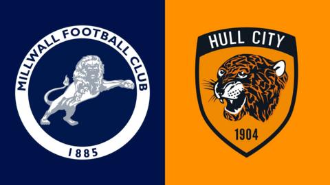 Millwall and Hull City club badges