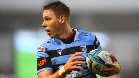 Liam Williams in possession for Cardiff