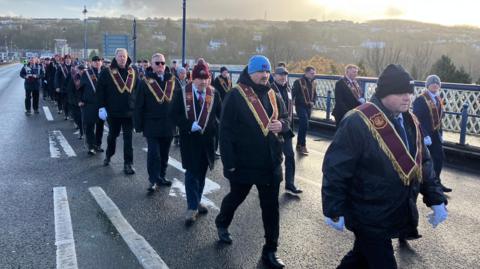 Apprentice Boys of Derry marching