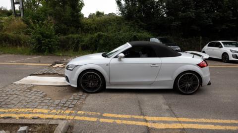 John Areola said he had spent more than £1,000 on repairs to his Audi because of the pothole