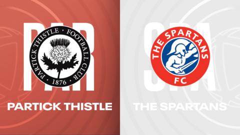 Partick Thistle and Spartans badges