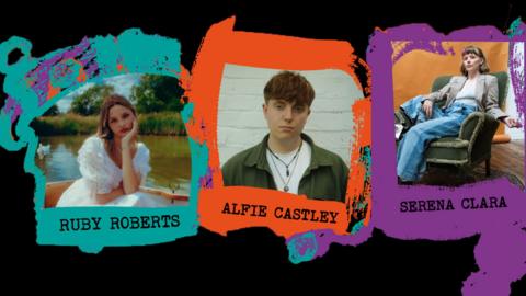 Ruby Roberts, Alfie Castley and Serena Clara.