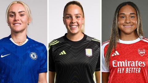 Ellie Carpenter, Ellie Roebuck and Olivia Smith.