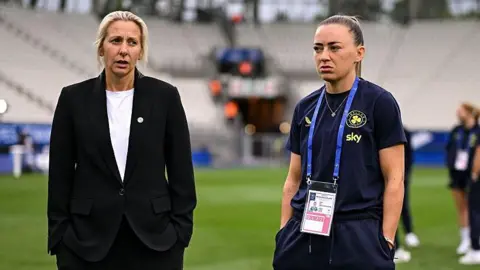 Carla Ward and Katie McCabe