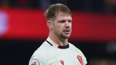 Olly Cracknell in action for Wales