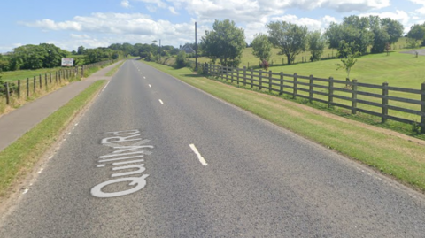 A general view of the Quilly Road