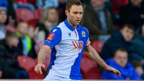 Sondre Tronstad in action for Blackburn