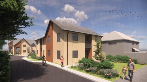 CGI of a housing development in Maidenhead