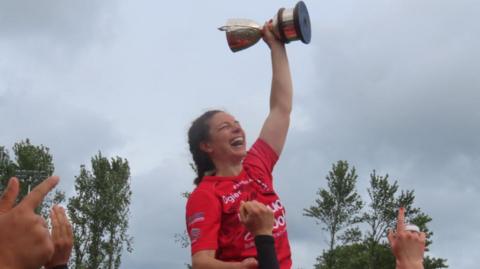 Jersey women celebrate