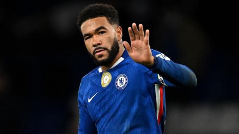 Reece James raises his hand