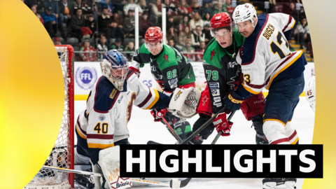 Cardiff Devils v Guildford Flames action