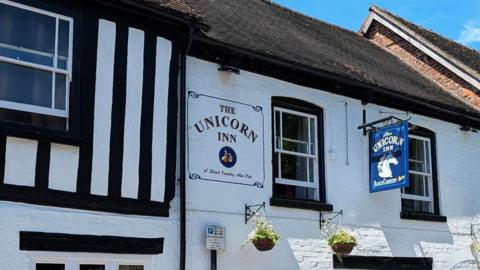 The exterior of The Unicorn pub. © Neil Ainsworth