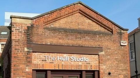 The front of The Hull Studio building.