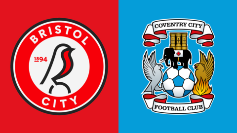Side-by-side of Bristol City and Coventry City club badges