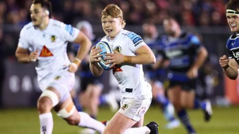 Will Becconsall in action for the Exeter Chiefs. 
