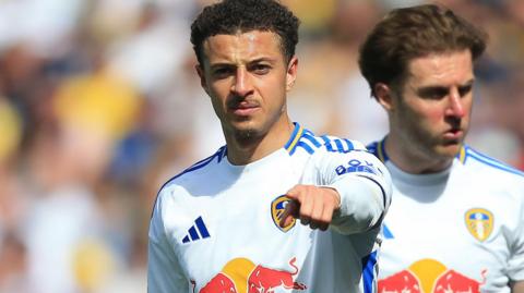 Leeds captain Ethan Ampadu points