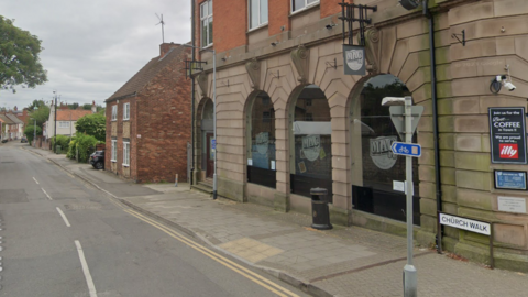 Church Walk, in Worksop, Nottinghamshire