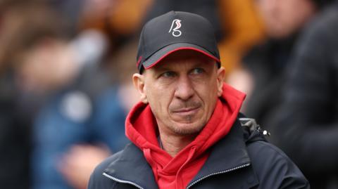 Gerhard Struber in the Bristol City dugout