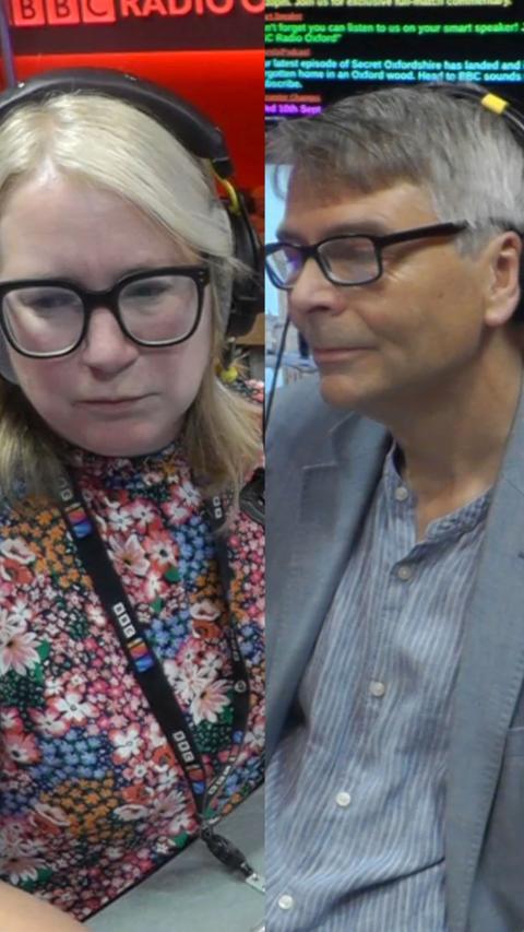Sophie Law and Councillor Andrew Gant