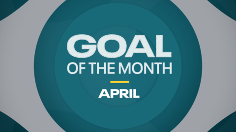 Goal of the Month graphic for April