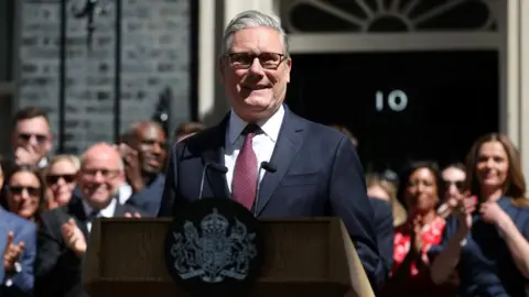 Keir Starmer smiling