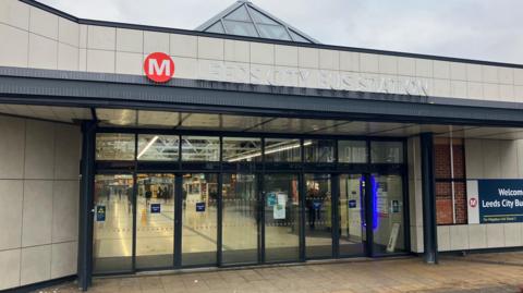 Leeds Bus Station entrance