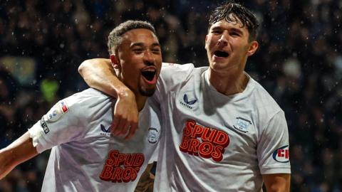 Preston celebrate